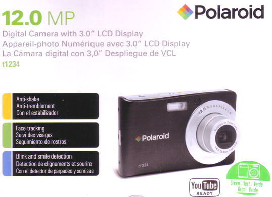 POLAROID數位相機 T1234 POLAROID數位相機 T1234